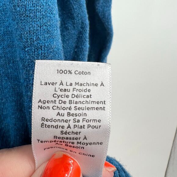 Talbots plus size Women’s Sweater Small Knit Pullover French Bulldog Dog Blue 3X - Picture 7 of 8